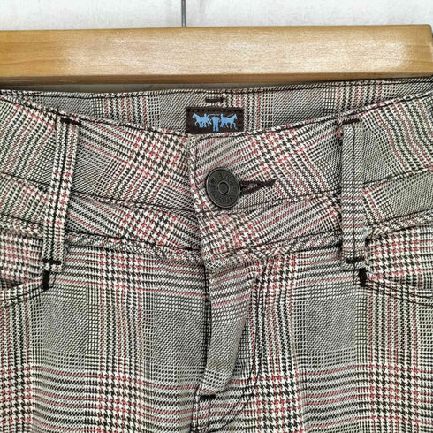 リーバイス Levis チェック柄フレアスラックス レディース  W28L33